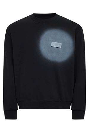 Felpa in cotone nero MM6 MAISON MARGIELA | SH0GU0037M25013900